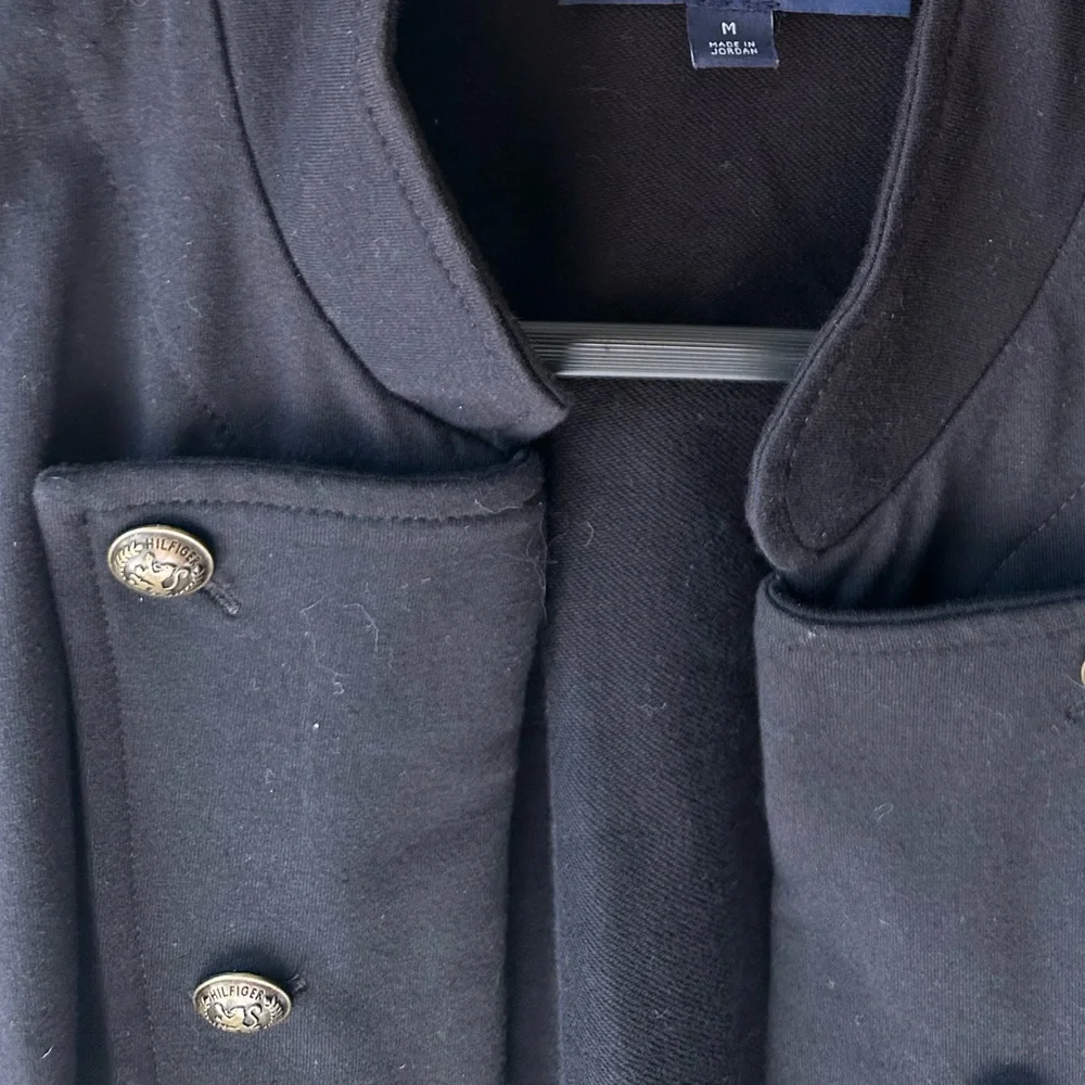 Tommy Hilfiger Black Double-Breasted Women's Jacket - Picture 4 of 9